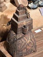 Oude handbewerkte houten waterkruik stoer sober landelijk, Huis en Inrichting, Ophalen of Verzenden