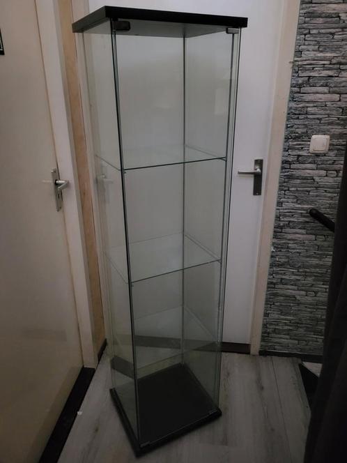 Glazen Vitrinekast - Zo Goed Als Nieuw, Huis en Inrichting, Kasten | Vitrinekasten, Zo goed als nieuw, 150 tot 200 cm, Minder dan 50 cm