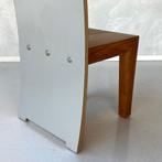 Vintage eetkamerstoel design eettafelstoel retro modern, Gebruikt, Bruin, Ophalen of Verzenden, Hout