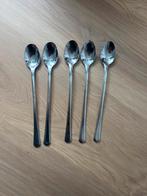 Ijslepels - Set van 5, Gebruikt, Ophalen of Verzenden, Rvs of Chroom, Vaatwasserbestendig