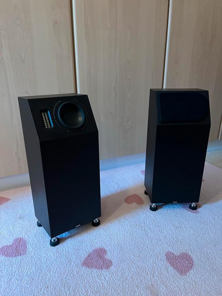 Neat Acoustics Alpha Iota Luidsprekers, Audio, Tv en Foto, Luidsprekers, Gebruikt, Front, Rear of Stereo speakers, 60 tot 120 watt
