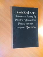 Gerrit Krol - APPI, Ophalen of Verzenden, Gelezen