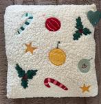 Kerst kussen action 45x45, Huis en Inrichting, Woonaccessoires | Kussens, Ophalen of Verzenden, Nieuw, Wit, Vierkant