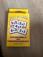 Kijk en Leer Vermenigvuldigen - Oefenen met Keersommen, Een of twee spelers, Ophalen, Gebruikt