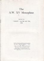 Armstrong Witworth 1932 vliegtuig brochure, Verzamelen, Luchtvaart en Vliegtuigspotten, Boek of Tijdschrift, Ophalen of Verzenden