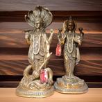 Vishnu Laxmu Koper 45 CM, Antiek en Kunst, Ophalen of Verzenden