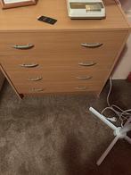Commode met 4 lades, Ophalen, Gebruikt, 50 tot 100 cm, Met lade(s)