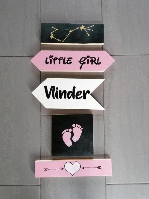 Geboorte aankondigingsbord j/m aanpasbaar aan uw wensen, Kinderen en Baby's, Kraamcadeaus en Geboorteborden, Nieuw, Geboortebord