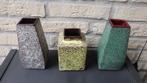 3 prachtige vazen van Afina Rijnsburg, Gebruikt, Overige kleuren, Aardewerk of Porselein, Ophalen of Verzenden