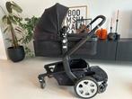 Joolz Day Zwart incl. warme voetenzak en skateboard, Gebruikt, Ophalen of Verzenden, Verstelbare duwstang, Kinderwagen