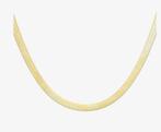 Gouden herringbone ketting, Ophalen of Verzenden, Zo goed als nieuw, Goud, Goud