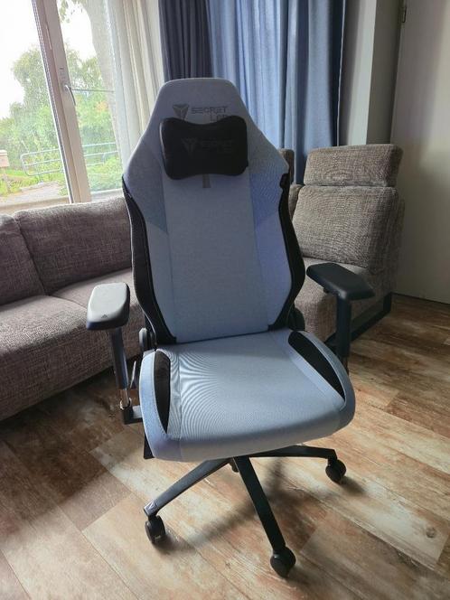 Secretlab TITAN Evo SoftWeave Plus stof, Huis en Inrichting, Bureaustoelen, Zo goed als nieuw, Bureaustoel, Blauw, Ergonomisch