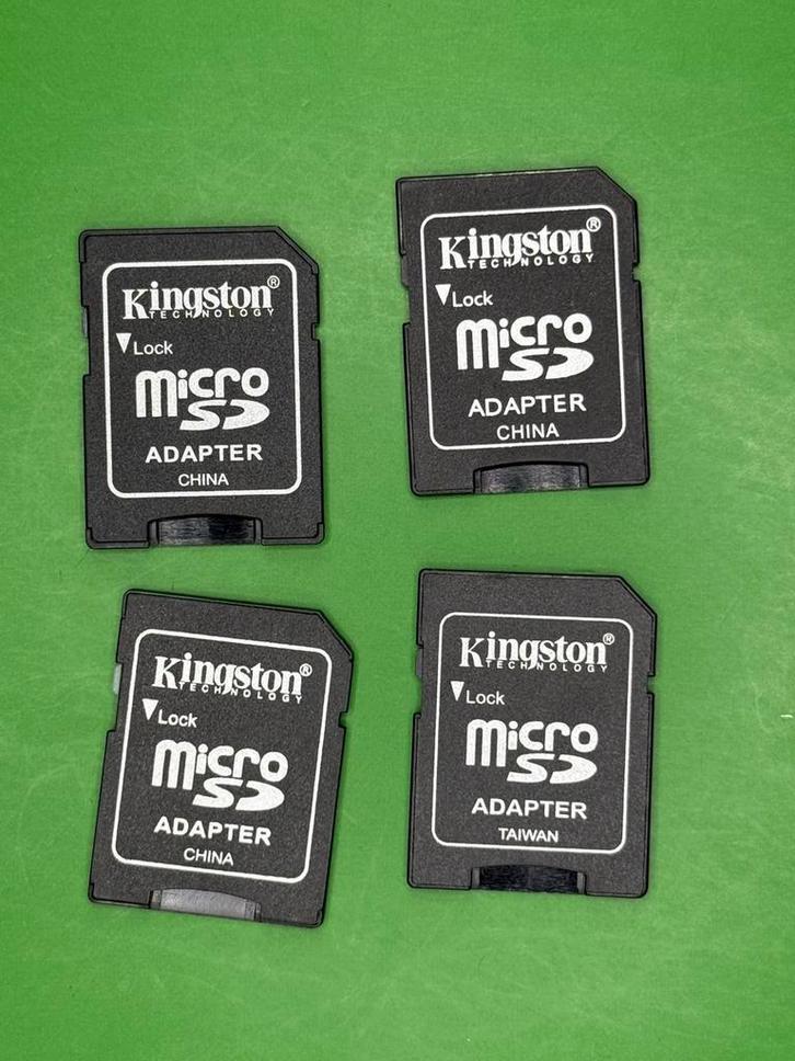 Kingston microSD-naar-SD adapters – Origineel, Audio, Tv en Foto, Fotografie | Geheugenkaarten, Nieuw, Overige typen, Fotocamera