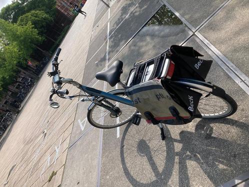 Amslod Hamilton SX Blauw, Fietsen en Brommers, Elektrische fietsen, Gebruikt, Overige merken, 59 cm of meer, 50 km per accu of meer