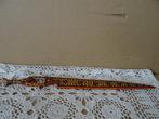 Curiosa Afrikaanse houten brievenopener giraffe 28cm 1980, Ophalen of Verzenden
