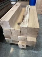 Massief eiken blokken / sokkels, Ophalen, Nieuw, Minder dan 180 cm, Balken