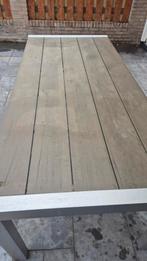 Buiten tafel 220x90 - Deukje - Ophalen!, Ophalen of Verzenden
