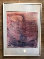 Jan Wagner - Zeevis Krijttekening Waddeneilanden, Antiek en Kunst, Ophalen of Verzenden