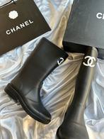 Nieuwe leren regenlaarzen met doos en dustbag, Kleding | Dames, Schoenen, Ophalen of Verzenden, Nieuw, Zwart, Regenlaarzen