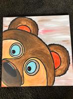 Grappige Beer Schilderij, Antiek en Kunst, Ophalen of Verzenden