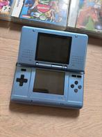 Nintendo DS inclusief 8 spellen & hoesje, Ophalen of Verzenden, Gebruikt, Blauw