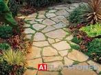 Gezocht: Natuursteen Flagstones - Zaandam, Tuin en Terras, Ophalen, Zo goed als nieuw, Terrastegels, Natuursteen