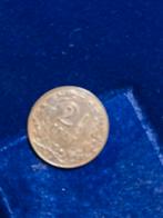 Nederland 1908 2 Half Cent - Zeldzaam!, Ophalen of Verzenden, Koningin Wilhelmina, Overige waardes, Losse munt
