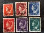 1941 NVPH 274C-286C, Kon. Wilhelmina, groot formaat, Postzegels en Munten, Postzegels | Nederlands-Indië en Nieuw-Guinea, Ophalen of Verzenden