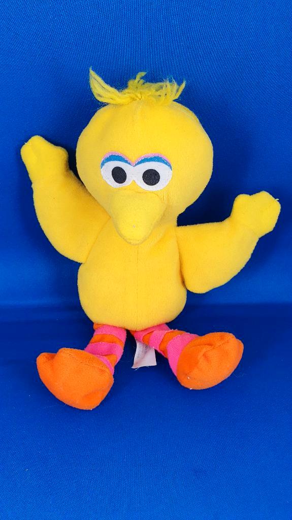 Gele Pino, vintage Sesamstraat knuffel Tyco 1997. 21 cm. T4, Kinderen en Baby's, Speelgoed | Knuffels en Pluche, Gebruikt, Overige typen