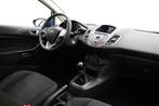 Ford Fiesta 1.0 12v 65pk 5drs Style | Airco | Radio/CD/USB |, Stof, Gebruikt, 525 kg, Blauw