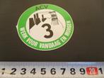 sticker ACV 3  Werk voor vandaag en morgen, Verzamelen, Ophalen, Zo goed als nieuw