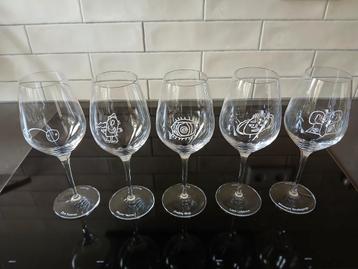 Spiegelau kunstcollectie kristalglas wijnglazen (5) beschikbaar voor biedingen
