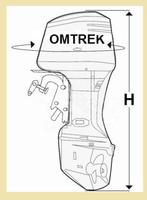 4653808 OCEANSOUTH buitenboordmotorhoes 135-250 pk. € 91,95, Watersport en Boten, Accessoires en Onderhoud, Ophalen of Verzenden