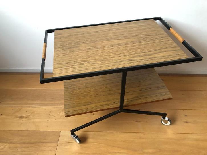 serveerwagen Ilse Möbel, vintage, retro, mid century design, Antiek en Kunst, Antiek | Meubels | Tafels, Ophalen