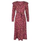 Jurk van Aaiko, fuchsia bloemtjes, maat XL, NIEUW!, Aaiko, Maat 46/48 (XL) of groter, Nieuw, Ophalen of Verzenden