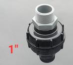 IBC aansluiting wartel 1 inch, 150 liter of meer, Ophalen of Verzenden, Zo goed als nieuw, Kunststof