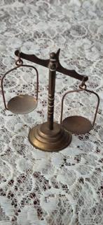 Koperen Weegschaal voor Poppenhuis, Ophalen of Verzenden, Poppenhuis