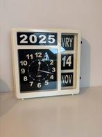 Dementieklok Perel Flipover, Ophalen of Verzenden, Wandklok