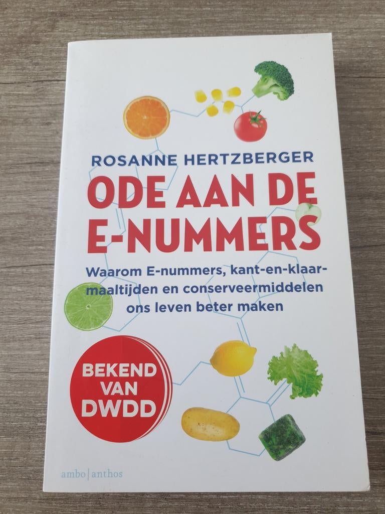 Ode aan de E-nummers - Rosanne Hertzberger, Ophalen of Verzenden, Gelezen, Rosanne Hertzberger