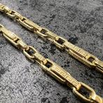 14 karaat gouden ketting schakel mone carlo versace