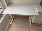 Bijna nieuw zit-sta bureau IKEA TROTTEN wit 120x70 cm, Huis en Inrichting, Ophalen, Zo goed als nieuw