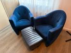 Leolux carabita fauteuil, Ophalen, Zo goed als nieuw, 75 tot 100 cm, Leer