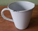Vintage emaille maatbeker 0,5 liter, Ophalen of Verzenden