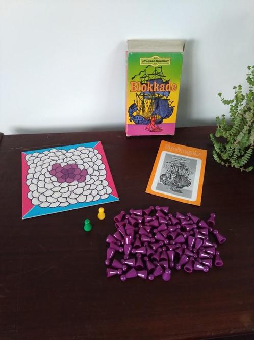 Vintage Blokkade bordspel, Hobby en Vrije tijd, Gezelschapsspellen | Bordspellen, Gebruikt, Ophalen of Verzenden