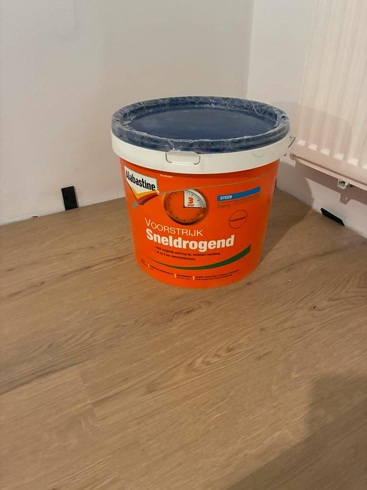 Alabastine Voorstrijk 10L - Nieuw, Doe-het-zelf en Verbouw, Verf, Beits en Lak, Nieuw, Verf, 10 tot 15 liter, Overige kleuren