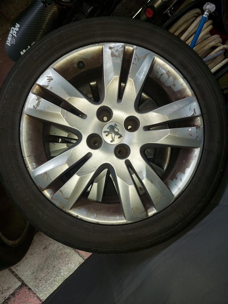 Peugeot Velgen met Banden - 17 inch, Ophalen of Verzenden