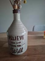 Vaas, Ophalen of Verzenden, Zo goed als nieuw, Glas, Minder dan 50 cm