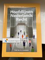 Hoofdlijnen Nederlands Recht - Loonstra - 14e druk, Boeken, Ophalen, Gamma, Zo goed als nieuw, HBO