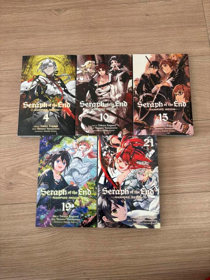 Seraph of the End manga, Boeken, Strips | Comics, Zo goed als nieuw, Meerdere comics, Japan (Manga), Ophalen of Verzenden