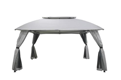 UITVERKOOP! OP=OP! Tuinpaviljoen 3x4m Nevada Stone Grey, Tuin en Terras, Partytenten, Nieuw, Paviljoen, 2 meter of meer, Minder dan 5 meter